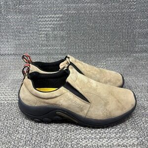 Merrell Jungle Moc Classic Taupe Suede Slip On Comfort Shoes Women's Size 9.5